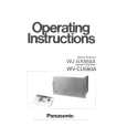 PANASONIC WJSX550A Owners Manual