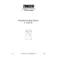 ZANUSSI F1203W Owners Manual