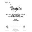 WHIRLPOOL SF310PERW4 Katalog Części