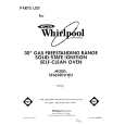WHIRLPOOL SF365BEWN3 Catálogo de piezas