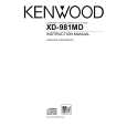 KENWOOD XD981MD Owners Manual