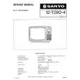 SANYO 12T280-4 Service Manual