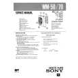 SONY WM-50 Service Manual