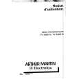 ARTHUR MARTIN ELECTROLUX TV3400W Instrukcja Obsługi