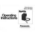 PANASONIC WXRP300 Owners Manual