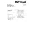 SONY SCD1 Service Manual