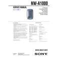 SONY NWA1000 Service Manual