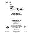 WHIRLPOOL MW8100XL0 Catálogo de piezas