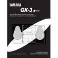 YAMAHA GX-3 Manual de Usuario