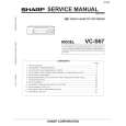 SHARP VC-S67 Manual de Servicio