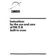 ZANUSSI FM11 Owners Manual