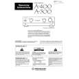 PIONEER A400 Owners Manual