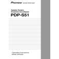 PIONEER PDP-S51 Owners Manual