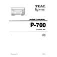 TEAC P700 Service Manual