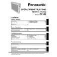 PANASONIC CF08 Owners Manual