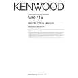 KENWOOD VR716 Instrukcja Obsługi