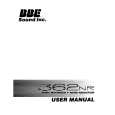 BBE 362NR Owners Manual