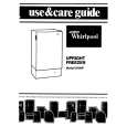 WHIRLPOOL EV090FXSN00 Manual de Usuario