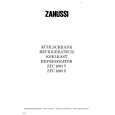 ZANUSSI ZFC1603T Owners Manual