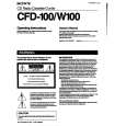 SONY CFD-W100 Owners Manual