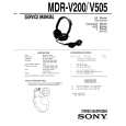 SONY MDR-V505 Service Manual