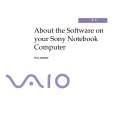 SONY PCG-Z600RE/K VAIO Software Manual
