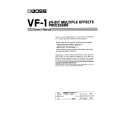 BOSS VF-1 Owners Manual