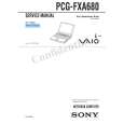 SONY PCGFXA680 Service Manual