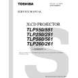 TOSHIBA TLP550 Instrukcja Serwisowa