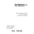 DE DIETRICH VZ9456E1 Instrukcja Obsługi
