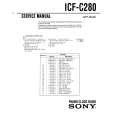 SONY ICF-C280 Manual de Servicio