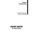 ARTHUR MARTIN ELECTROLUX CE6038-1 Owners Manual