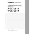 PIONEER VSX-D914-K/KUXJICA Owners Manual