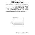 ELECTROLUX EFP636K Owners Manual