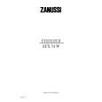 ZANUSSI ZFX74W Owners Manual