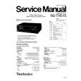 TECHNICS RSTR515 Service Manual