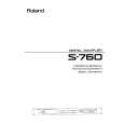 ROLAND S-760 Instrukcja Obsługi