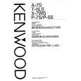 KENWOOD X7WS Owners Manual