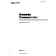 SONY RM-LG112 Owners Manual