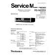 TECHNICS RSM235X Service Manual