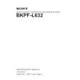 SONY BKPF-L632 Service Manual