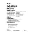 SONY DVS-7200A Service Manual