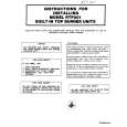 WHIRLPOOL RTP201 Manual de Instalación