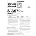 PIONEER S-A670/XJI/UC Service Manual