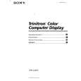 SONY CPD-220GS Owners Manual