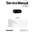 PANASONIC PT-L557U Instrukcja Serwisowa