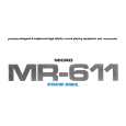 MICRO SEIKI MR-611 Manual de Usuario