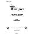 WHIRLPOOL LA3800XMW0 Parts Catalog