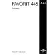 AEG FAV445WGB Owners Manual