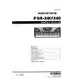 YAMAHA PSR-248 Manual de Servicio